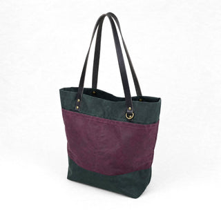 Oberlin Tote Sample (Spruce + Plum)