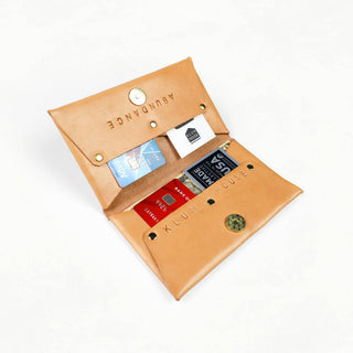 Large Leather Wallet Kit (Seconds) - LEATHR - WALLE - TAN - T - B - GRADE - LG - 1 - Quick Make - Klum House