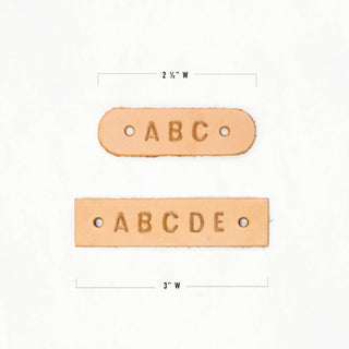 Leather Tabs (Seconds) - TAB3 - MIX - B - 10 - PK - Leather - Klum House