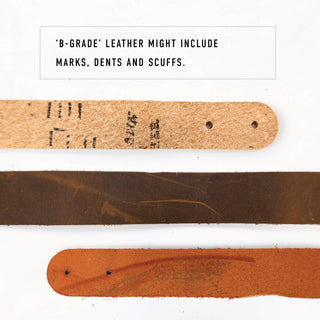 Leather Tabs (Seconds) - TAB3 - MIX - B - 10 - PK - Leather - Klum House