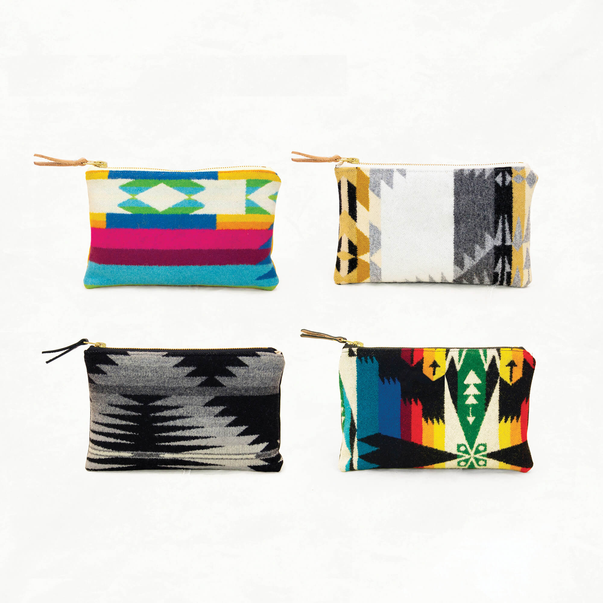 Zipper Pouch Kits with Pendleton® Wool - Grab Bag! - PEN - POUCH - GRAB - Quick Make - Klum House